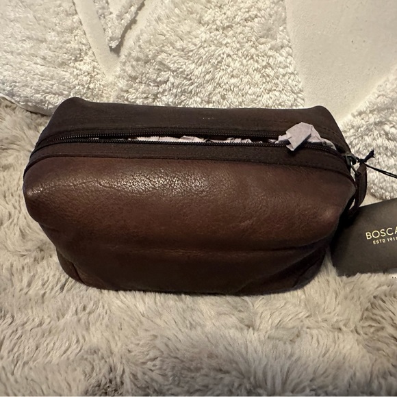 NWT - Bosca Men's Dolce Collection Shave Kit - Dark Brown - Picture 5 of 10